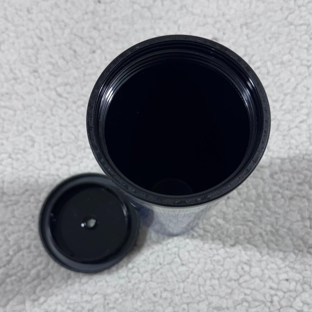Starbucks Black Large Diamond Studded Cold Cup Tumbler 2016 24 oz Venti - Picture 4 of 5